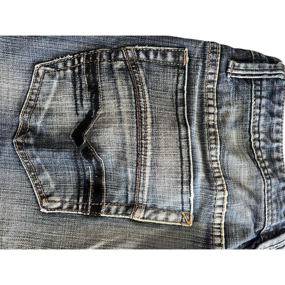 Buffalo by David Bitton Men's Blue Straight Denim Jeans Pants Size 32 - Picture 10 of 10